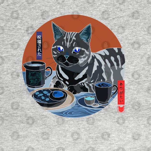 So Blessed, American Shorthair Cat 2 Color Inverted by Donald Agunikyle Merch